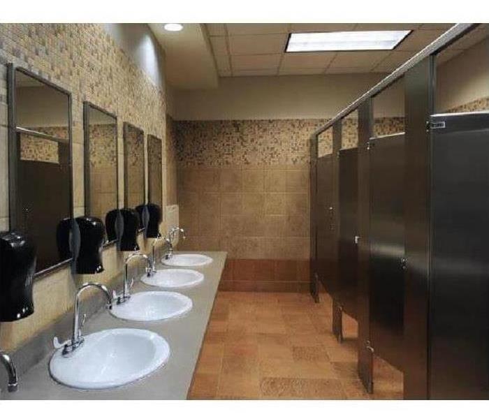 Business bathroom.